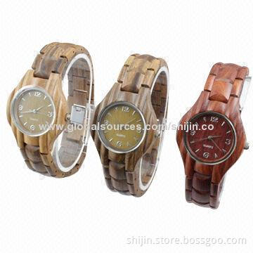 Eco-friendly Wooden Watch in Different Colors, Fast Delivery, China Manufacturer